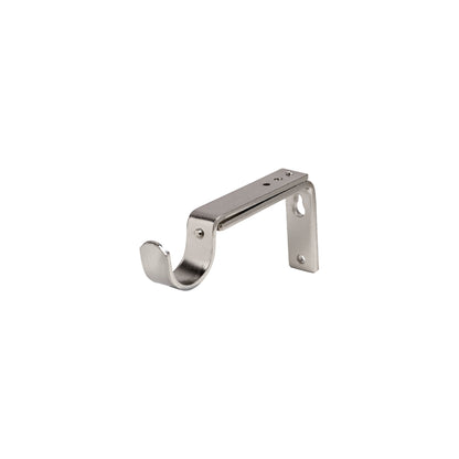 Speedy Nikola 28mm Metal Curtain Pole - Satin Silver