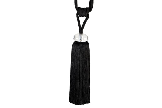 Hallis Sonata Tassel Tieback - Black