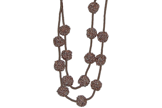 Hallis Opus Pom Pom Tieback - Mocha