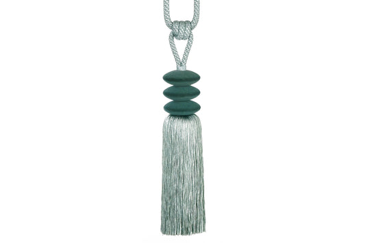 Hallis Opus Pebble Tassel Tieback - Duck Egg