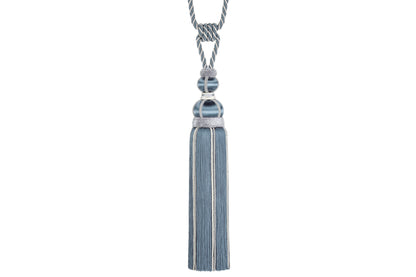 Hallis Antoinette Tassel Tieback - Slate Blue
