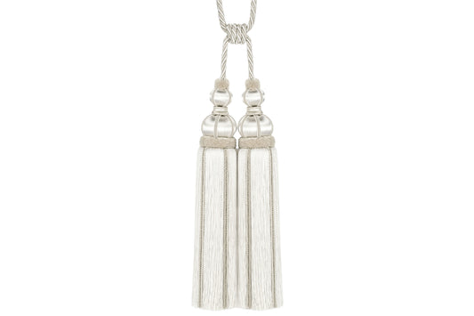 Hallis Antoinette Double Tassel Tieback - Ivory