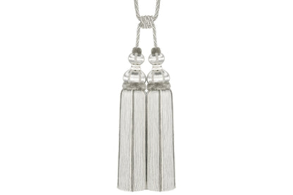 Hallis Antoinette Double Tassel Tieback - Silver