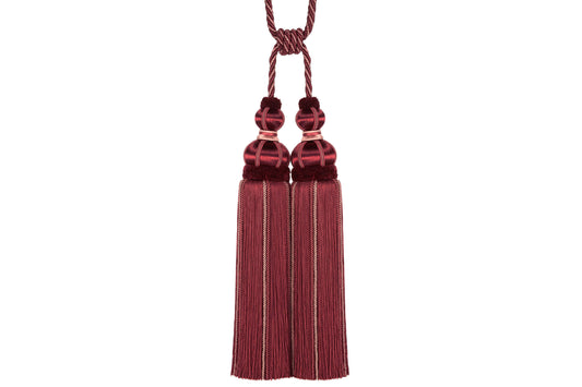 Hallis Antoinette Double Tassel Tieback - Rouge