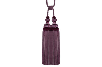 Hallis Antoinette Double Tassel Tieback - Mulberry