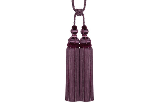 Hallis Antoinette Double Tassel Tieback - Mulberry