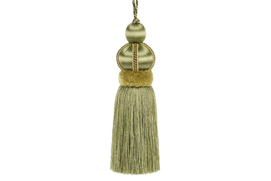 Hallis Antoinette Key Tassel - Olive