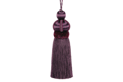 Hallis Antoinette Key Tassel - Mulberry