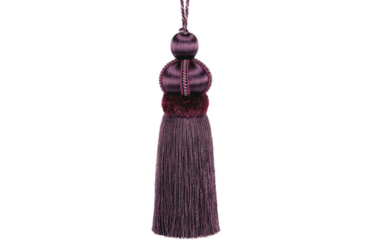 Hallis Antoinette Key Tassel - Mulberry