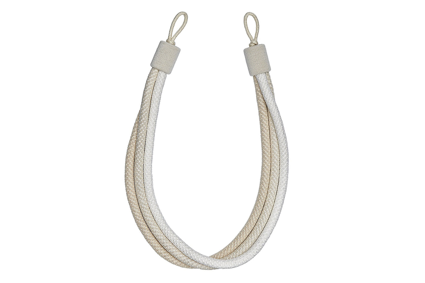 Hallis Opulent 3-Cord Rope Tieback - Champagne