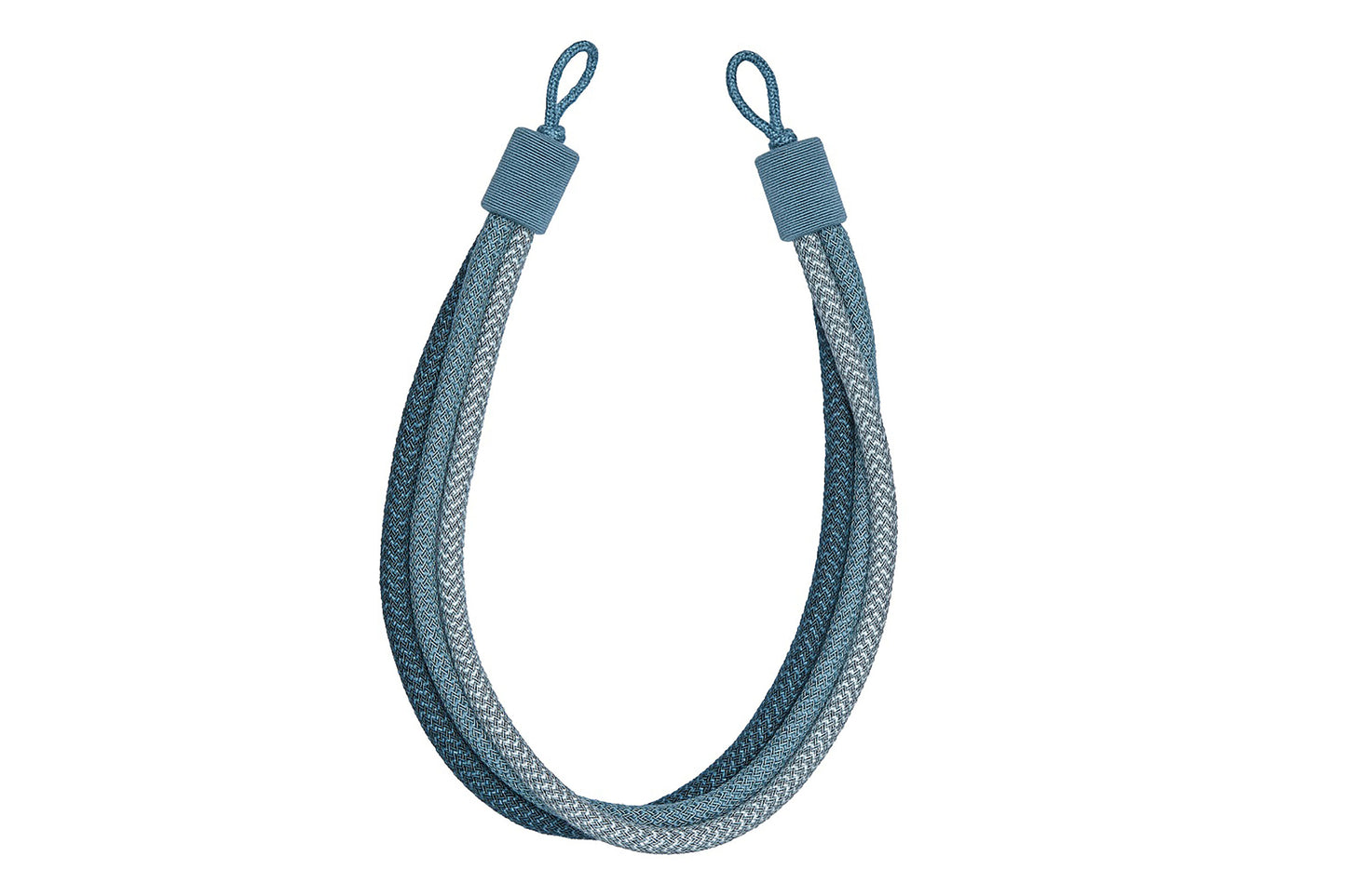 Hallis Opulent 3-Cord Rope Tieback - Teal