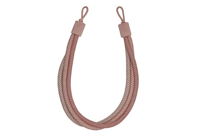 Hallis Opulent 3-Cord Rope Tieback - Blush