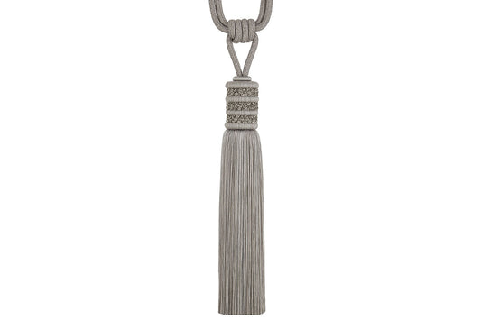 Hallis Opulent Tassel Tieback - Silver