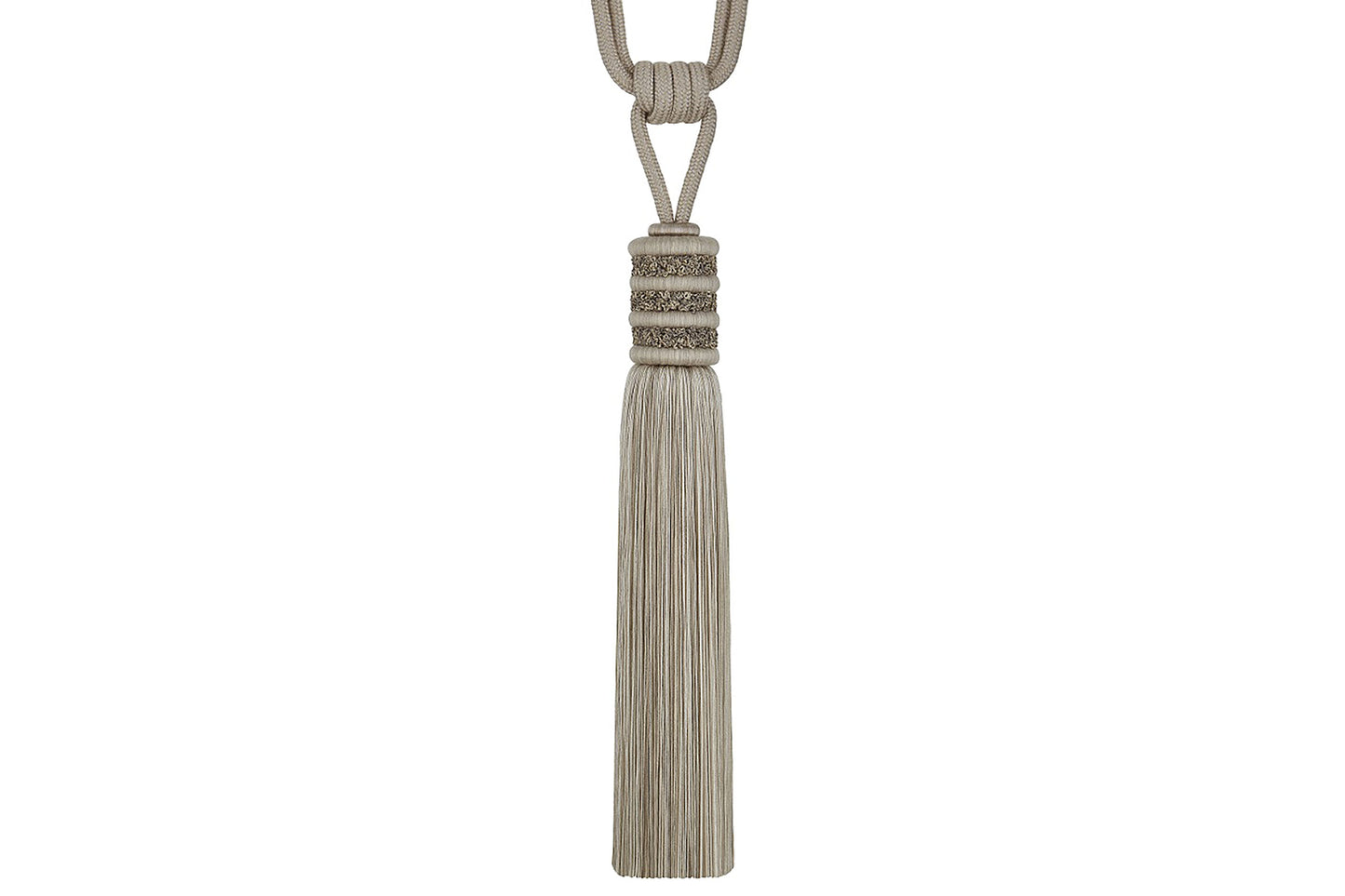Hallis Opulent Tassel Tieback - Bisque