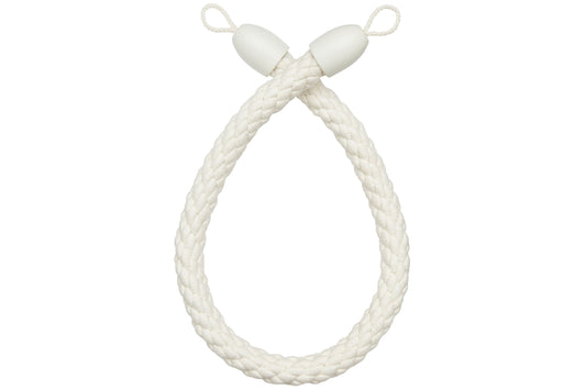 Hallis Prairie Cable Rope Tieback - Chalk