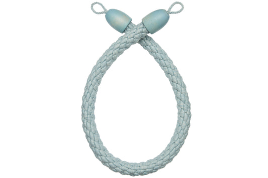 Hallis Prairie Cable Rope Tieback - Mineral Blue