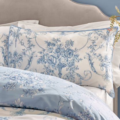 Catherine Lansfield Antoinette Duvet Cover Set - Blue