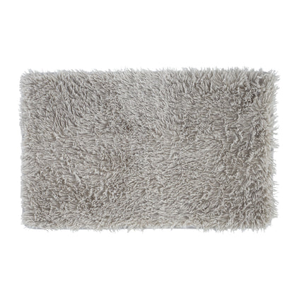 Catherine Lansfield Cuddly Bath Mat - Silver