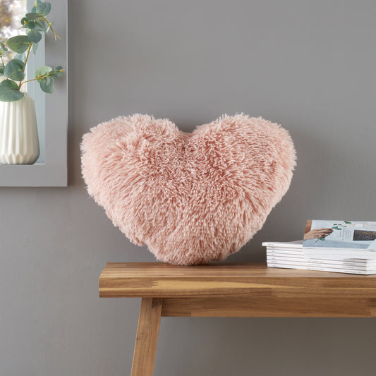 Catherine Lansfield Cuddly 3D Cushion - Blush