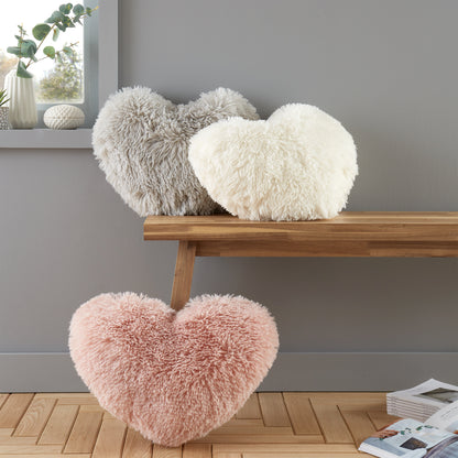 Catherine Lansfield Cuddly 3D Cushion - Cream