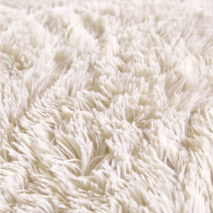 Catherine Lansfield Cuddly Duvet Cover Set - Cream