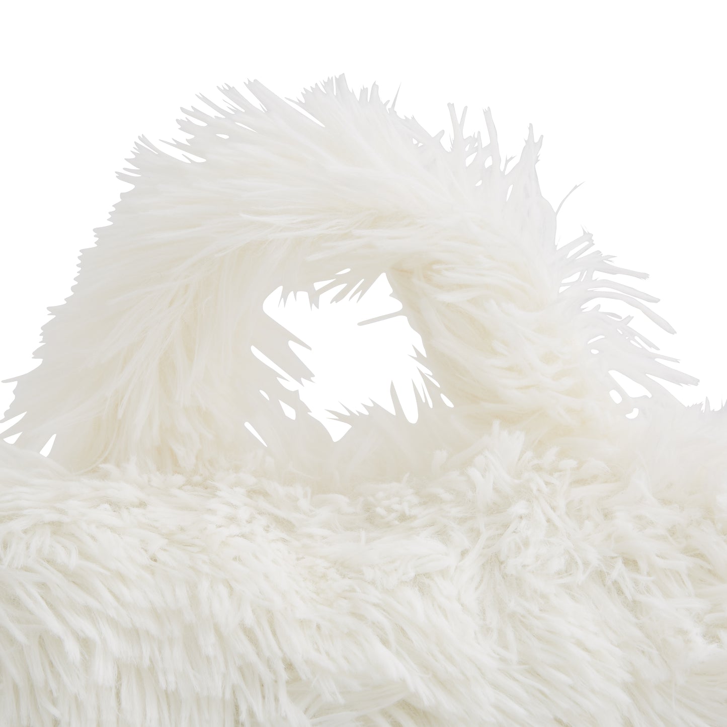 Catherine Lansfield Cuddly Cuddle Filled Cushion - Cream