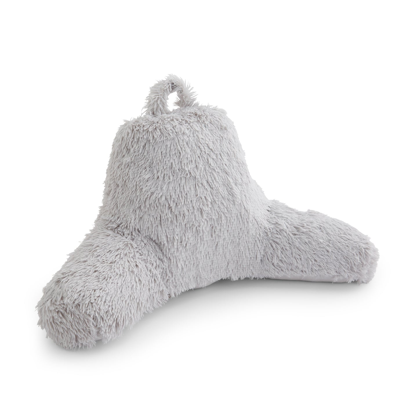 Catherine Lansfield Cuddly Cuddle Filled Cushion - Silver