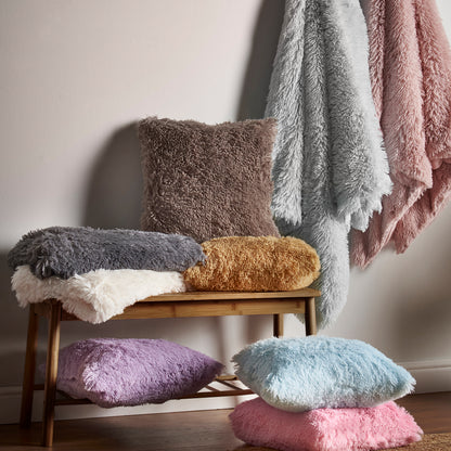 Catherine Lansfield Cuddly Throw - Duck Egg