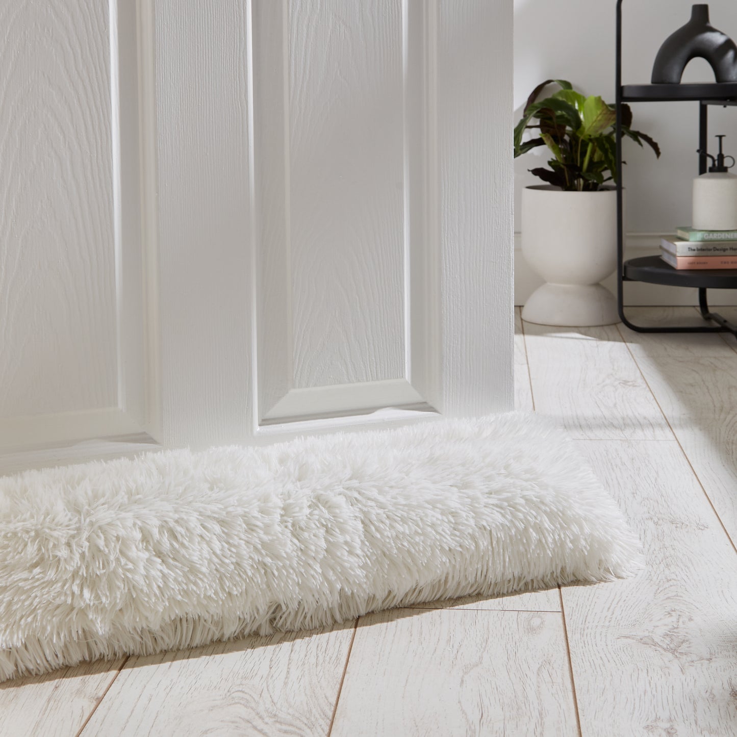 Catherine Lansfield Cuddly Draught Excluder - Cream