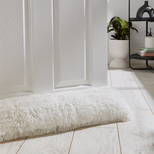 Catherine Lansfield Cuddly Draught Excluder - Cream