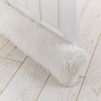 Catherine Lansfield Cuddly Draught Excluder - Cream