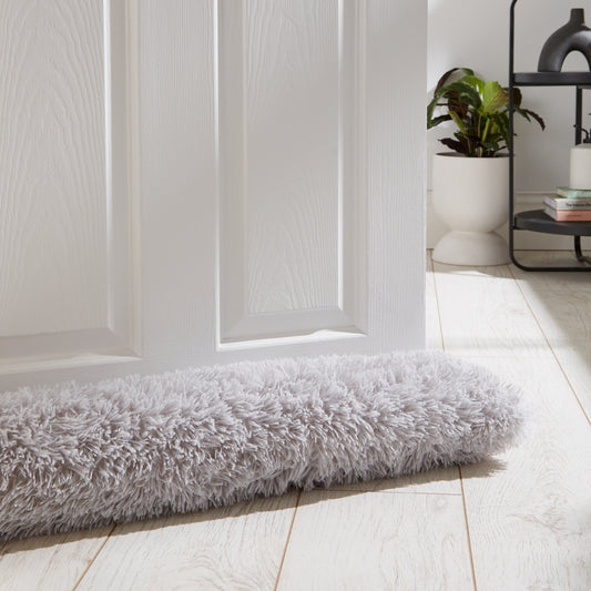 Catherine Lansfield Cuddly Draught Excluder - Silver
