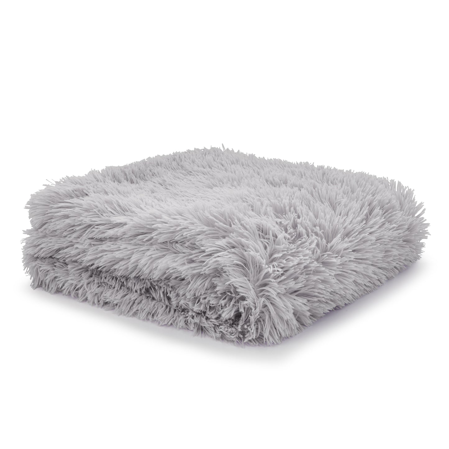 Catherine Lansfield Cuddly Family Throw - Silver