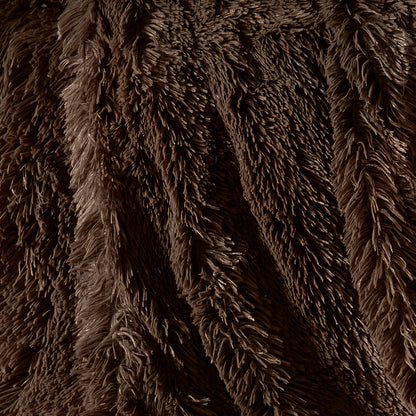 Catherine Lansfield Cuddly Throw - Chocolate