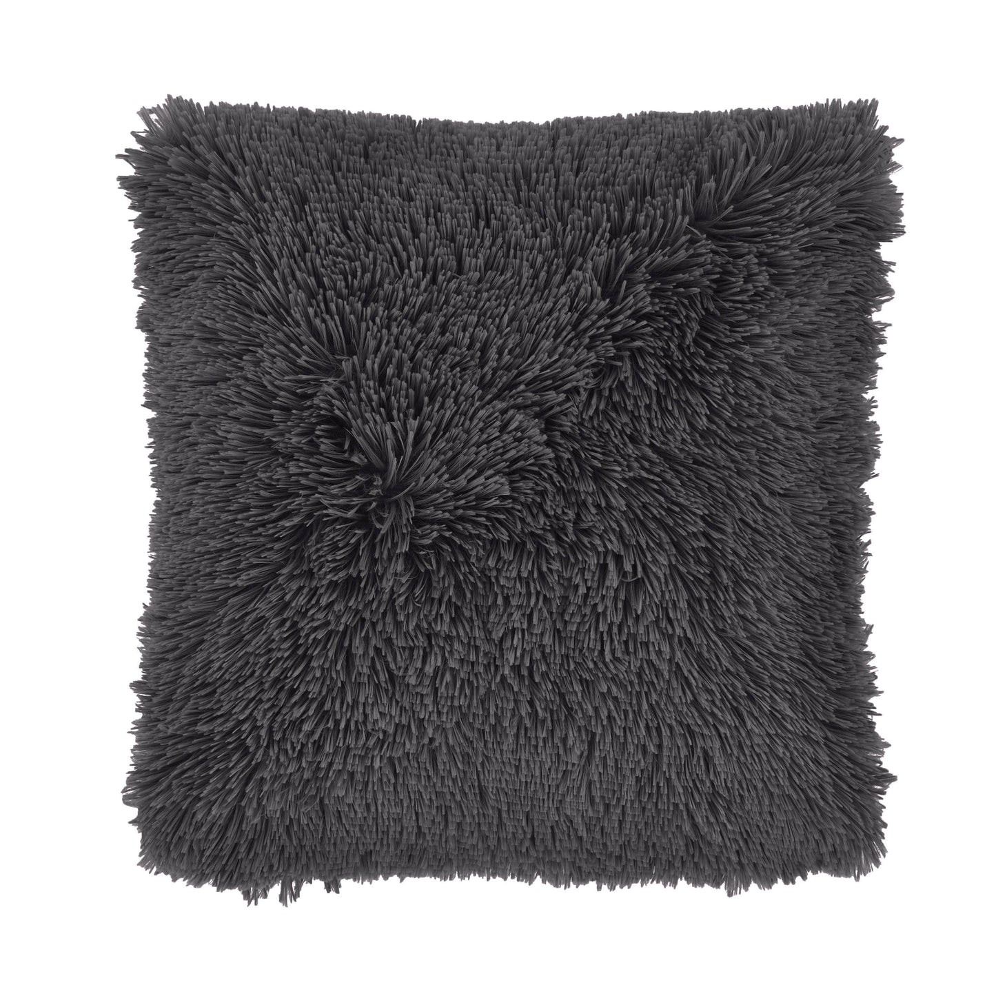 Catherine Lansfield Cuddly Filled Cushion - Charcoal