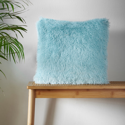 Catherine Lansfield Cuddly Filled Cushion - Duck Egg