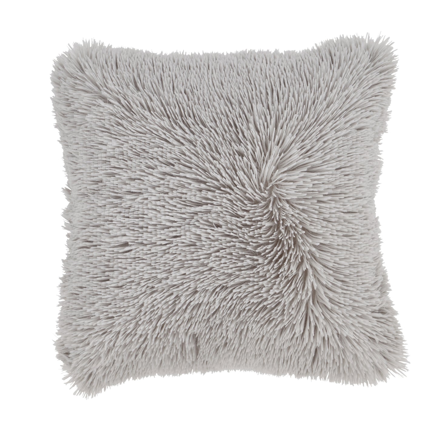 Catherine Lansfield Cuddly Filled Cushion - Silver