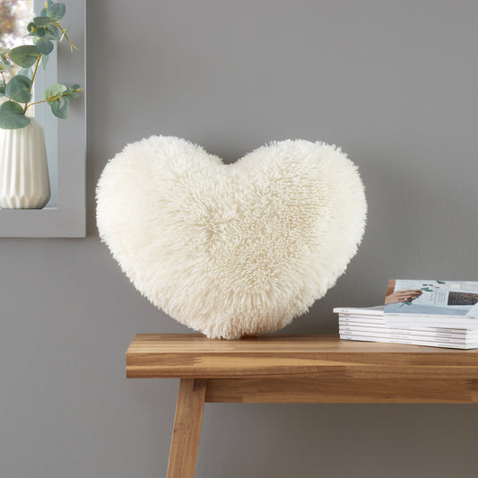 Catherine Lansfield Cuddly 3D Cushion - Cream