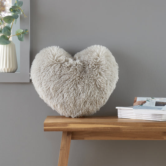 Catherine Lansfield Cuddly 3D Cushion - Silver