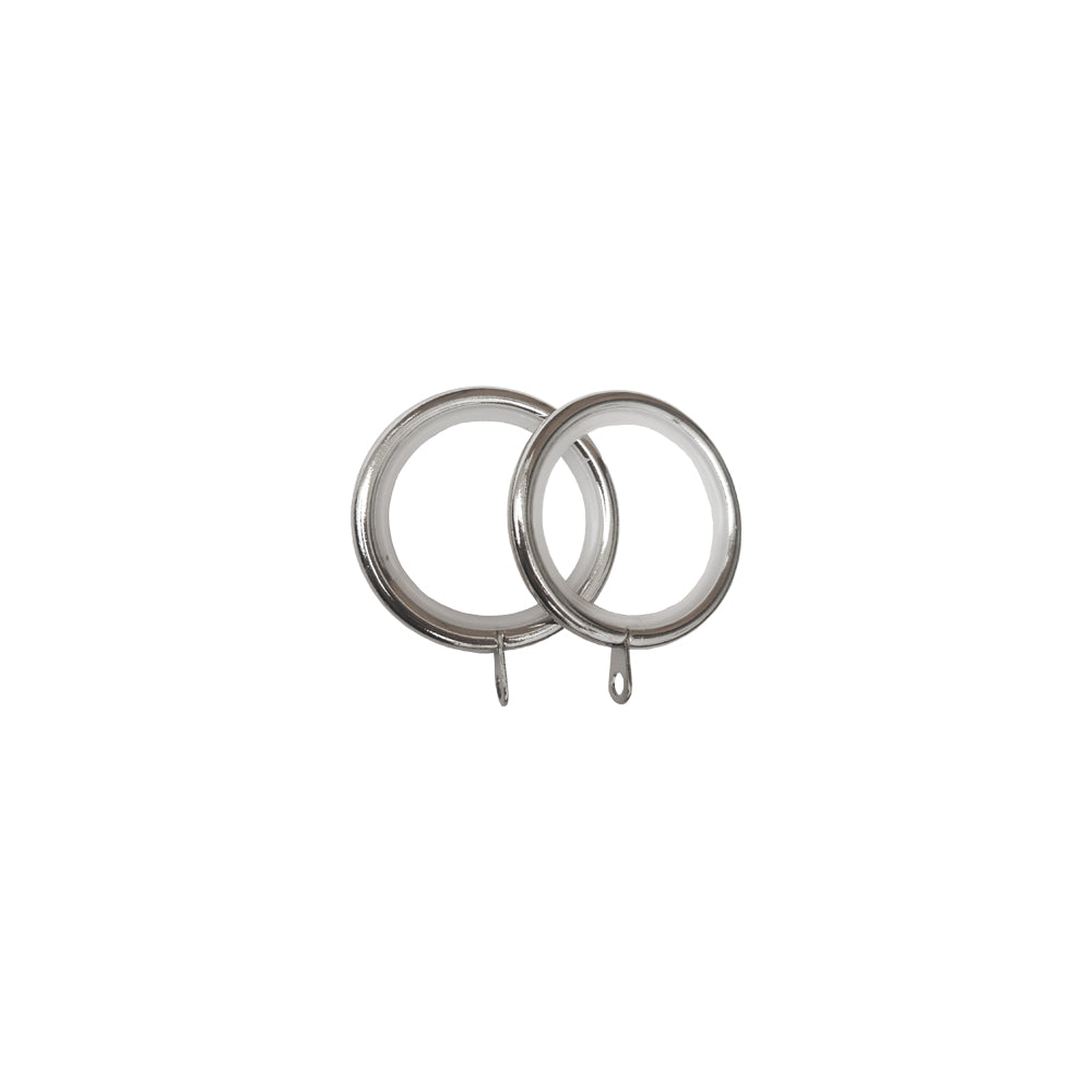 Speedy Ball 35mm Metal Curtain Pole - Satin Silver