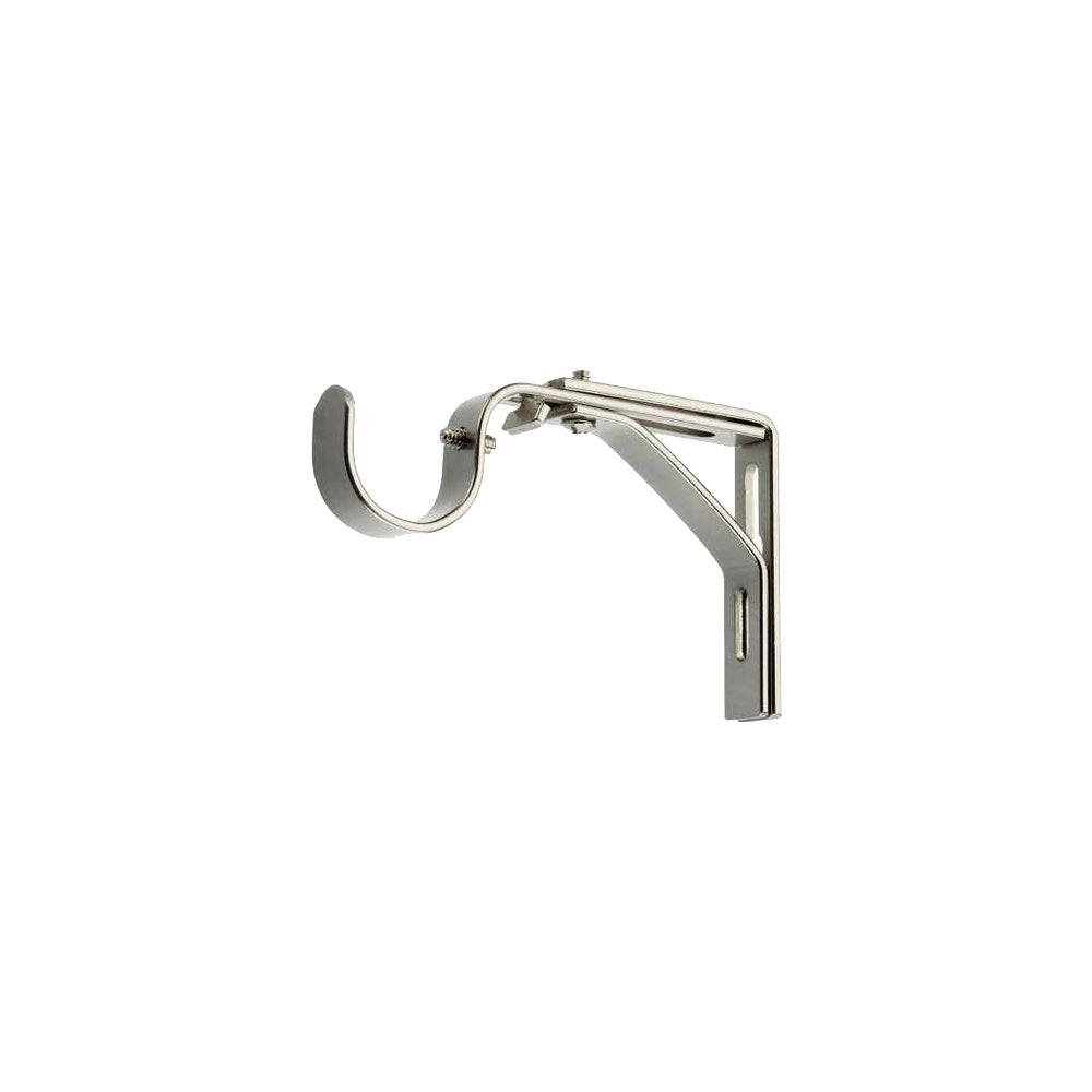 Speedy Ball 35mm Metal Curtain Pole - Satin Silver