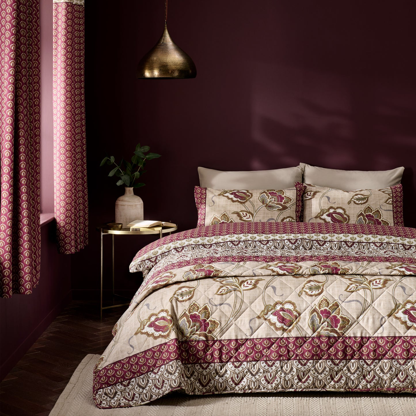 Catherine Lansfield Kashmir Bedspread