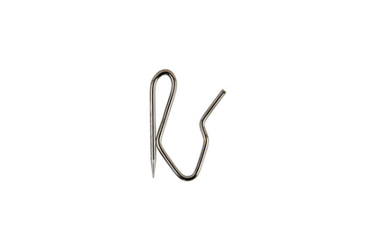 Hallis Steel/Zinc Pin Metal Curtain Hooks (Pack of 25)