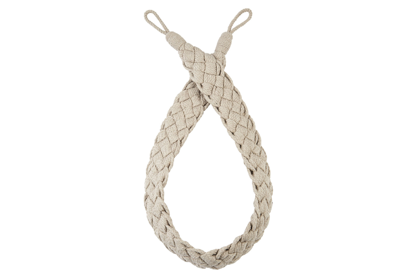 Hallis Naturals Plaited Rope Tieback - Linen