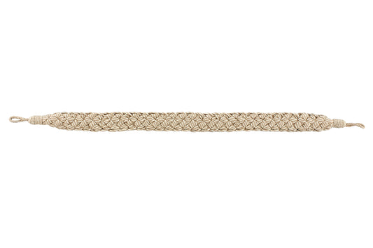 Hallis Naturals Plaited Rope Tieback - Natural/Linen