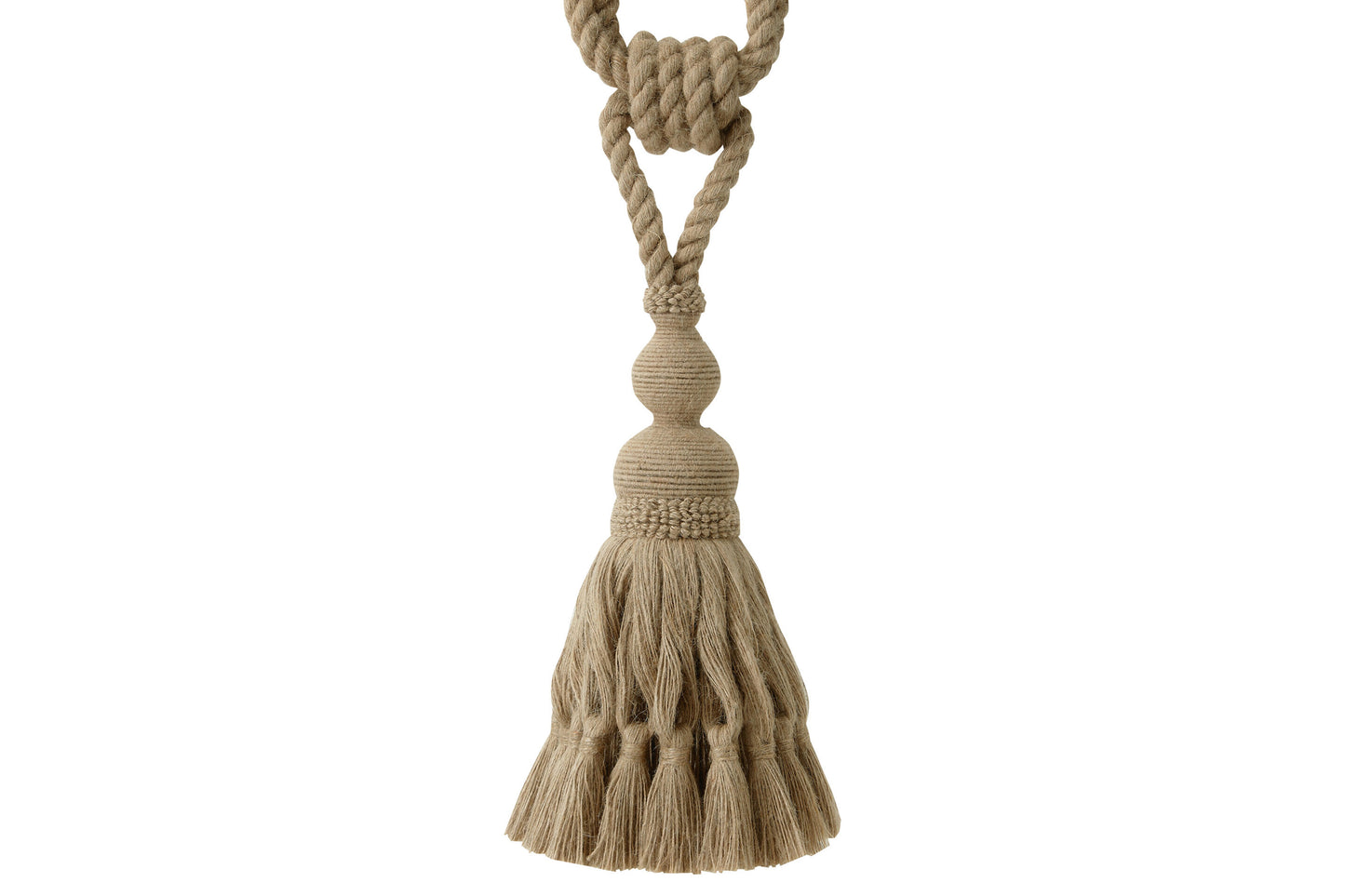 Hallis Naturals Large Tassel Tieback - Jute