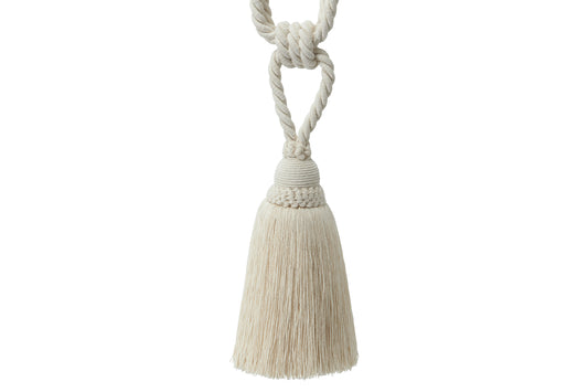 Hallis Naturals Small Tassel Tieback - Cotton