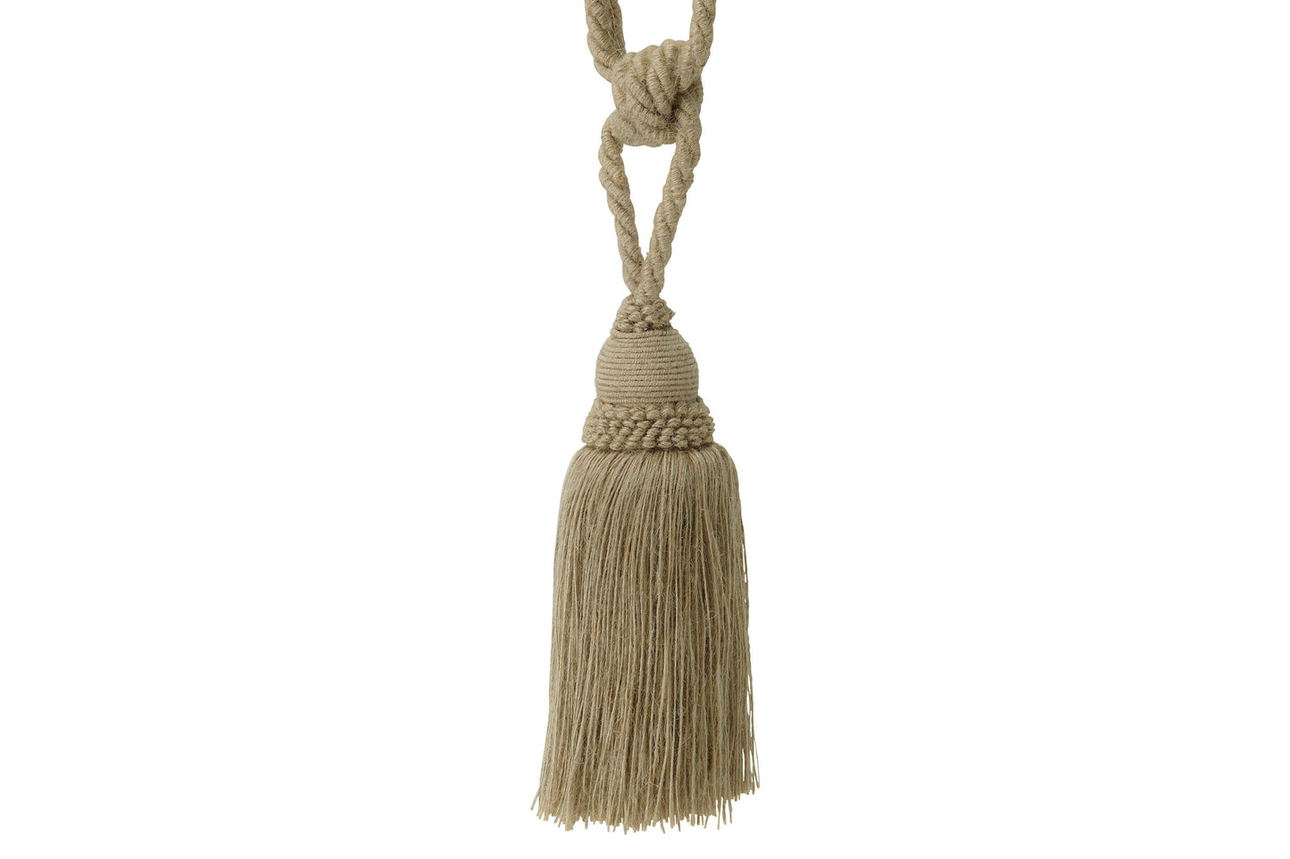 Hallis Naturals Small Tassel Tieback - Jute