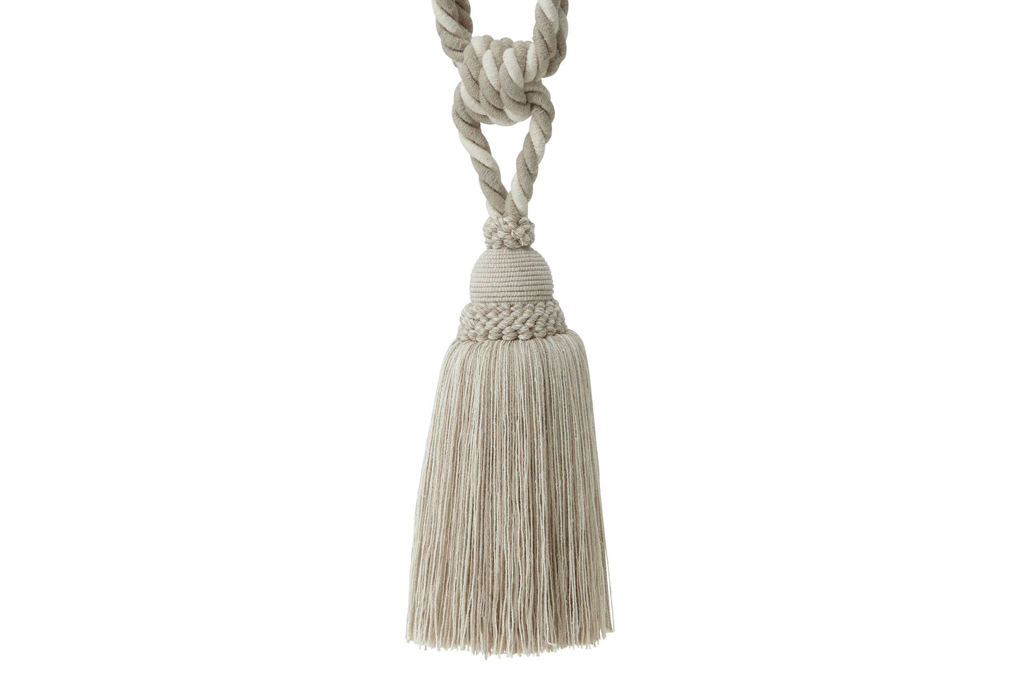 Hallis Naturals Small Tassel Tieback - Cotton & Linen