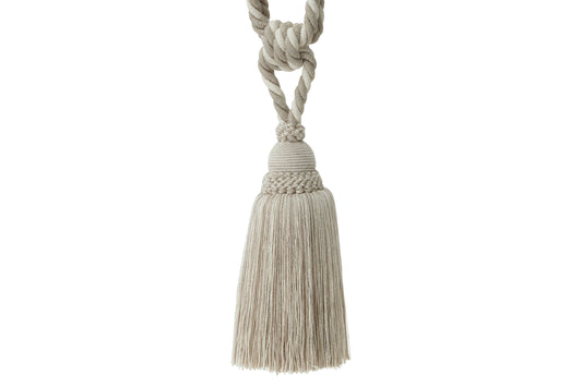 Hallis Naturals Small Tassel Tieback - Cotton & Linen